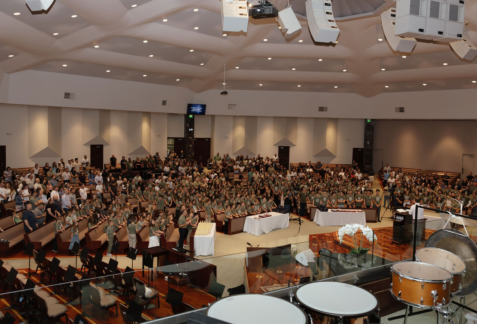 The full sanctuary seen from the balcony